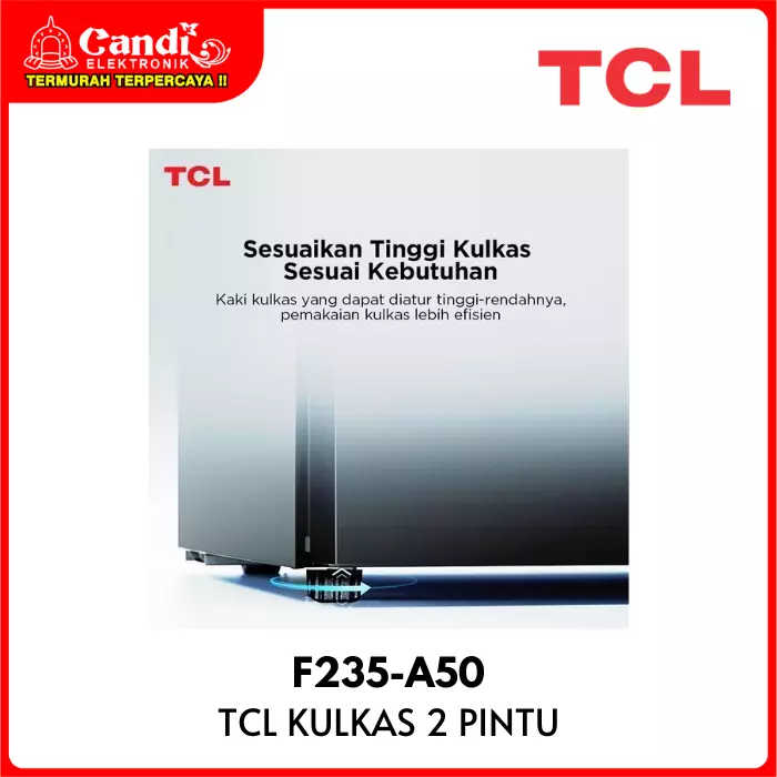 KULKAS 2 PINTU TCL